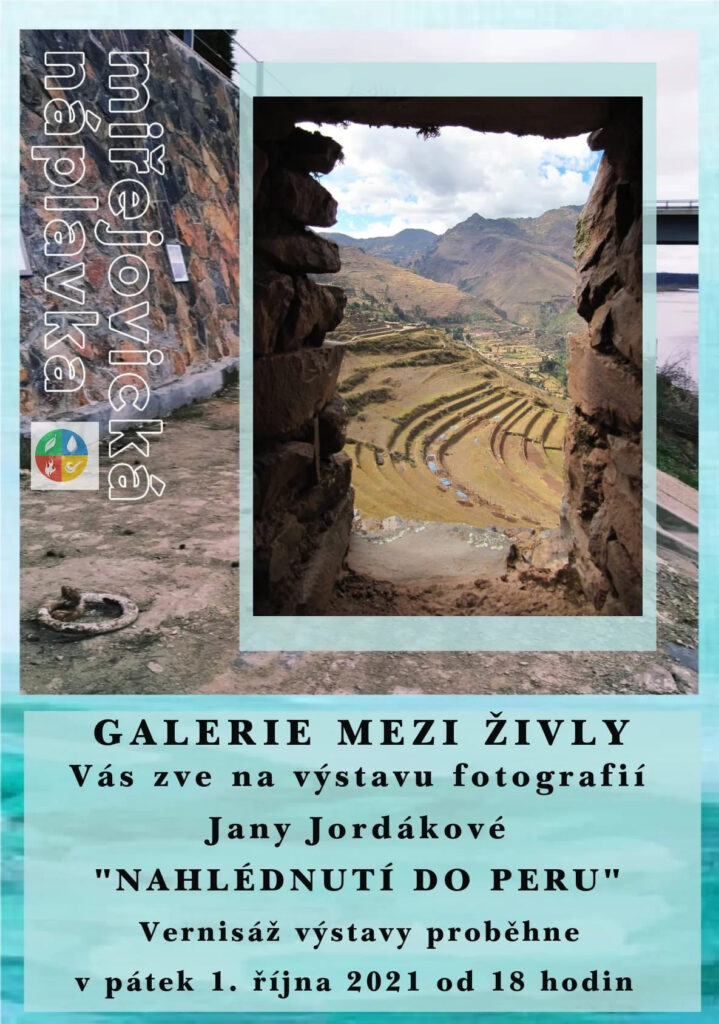 Galerie výstava fotografií z Peru Jany Jordákové 2021