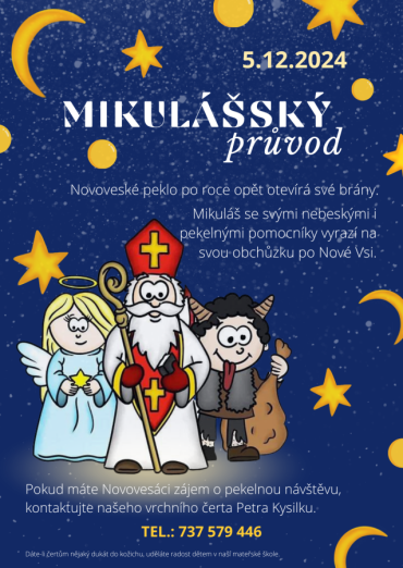 Mikulášský průvod 5. 12. 2024