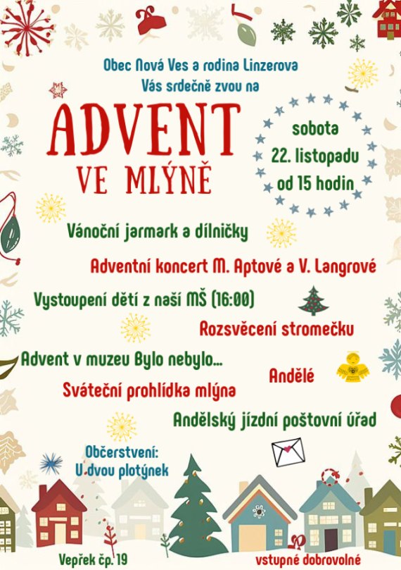 Advent ve mlýně