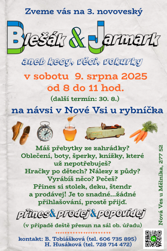 3. novoveský Blešák a Jarmark