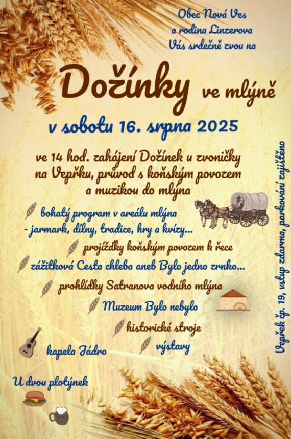 Dožínky ve mlýně
