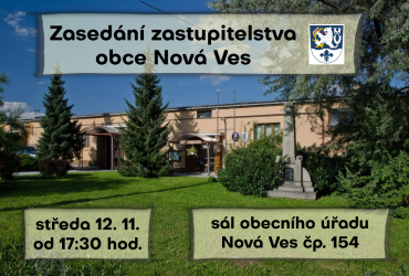 Zasedání zastupitelstva obce Nová Ves
