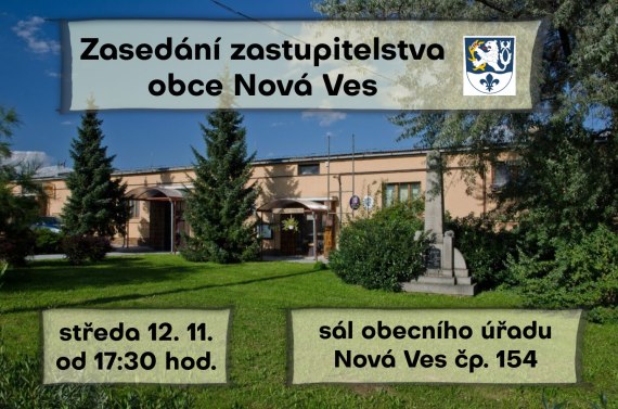 Zasedání zastupitelstva obce Nová Ves